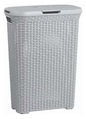 Корзина для белья STYLE серая 40л (4шт) 