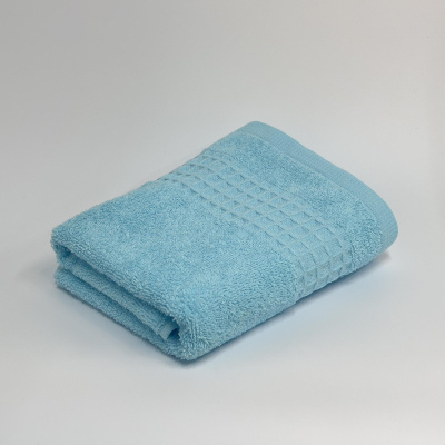 Полотенце махровое МОХИТО 70х130, 420гр./м2, голубая мята (1/15)