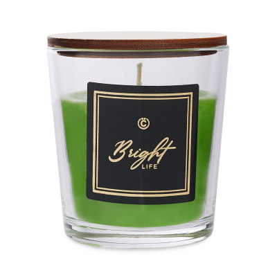 Свеча в стеклянном подсвечнике, 9х7,5 см, парафин, 4 диз ВСЁГАЗИН (8/8)