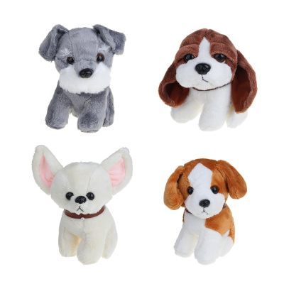 Игрушка мягкая в виде животных "Плюшевый друг, плюш, 18см, 4диз МЕШОК ПОДАРКОВ (12/12)