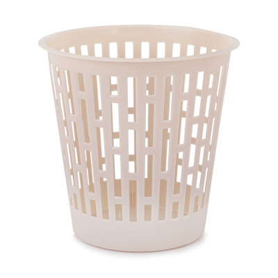 Корзина для мусора 9л "Матрица" (бежевый) пласт.(уп.8)