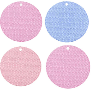 Подставка под горячее d=17,5см h=0,5см (4 вида) (силикон)