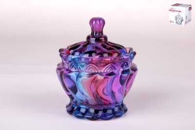 Ваза сервировочная 8,5*11см с/кр (стекло) (1/48)