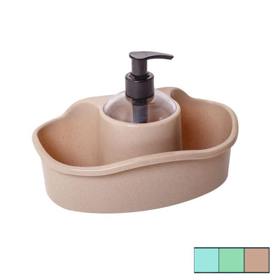 Подставка для моющих средств с диспенсером пласт (1/24) 