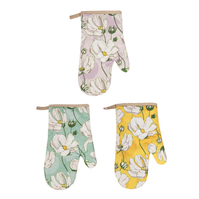 Прихватка-варежка, 100% хлопок, 18х28см, 3 диз PROVANCE Дейзи (6/144)