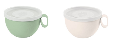 Кружка с герметичной крышкой 0,6л (пластик)(1/24)