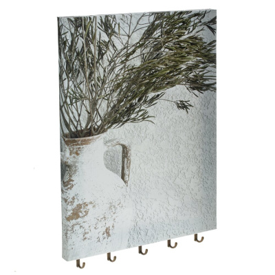 Ключница L28,5 W2,5 H40см (дерево,металл,полим.мат.) (1/12)