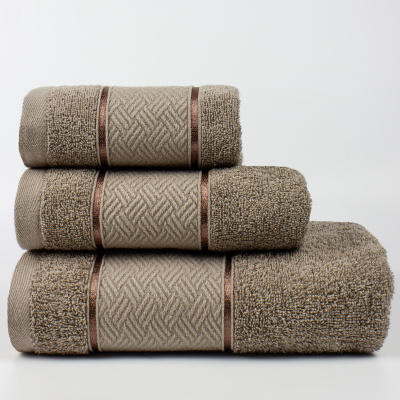 Полотенце махровое РИМИНИ 70х130, 400гр./м2, королевский песок (1/10)