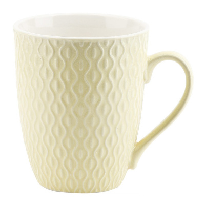 Кружка 380мл "Пастель" (желтая) фрф (12/48)