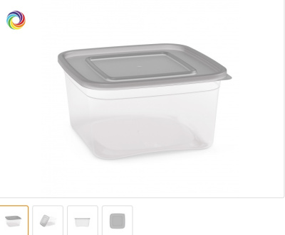 Емкость для СВЧ 1,0л (квадрат) (30)