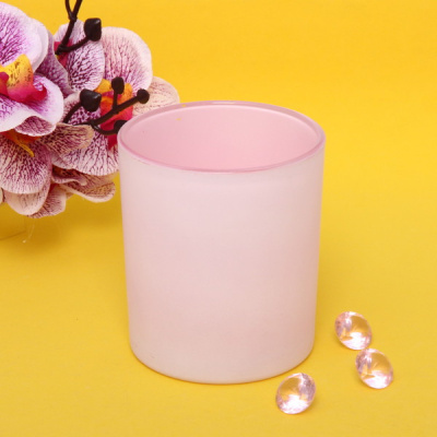 Подсвечник "Ангел" 8*10см цвет бело-персиковый (1/48)