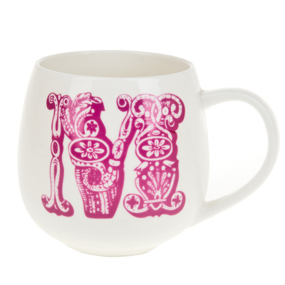 Кружка 400мл "Алфавит" трансп.уп. (фарфор) (12в) (6/36)