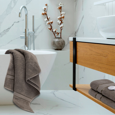 Полотенце махровое АМУР 50х90, 400гр./м2, королевский песок (1/10)