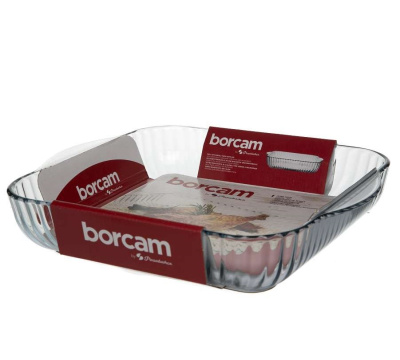 Форма Borcam 3200мл 317*282мм квадрат, рифлен (жар.стекло) (1/6)