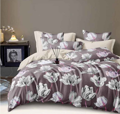 КПБ Поплин Премиум Евро(100%хлопок,простыня 220х240, пододеяльник 200х220, навол.70х70(2шт.))(1/5)