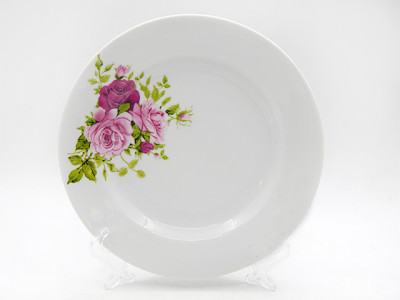 Тарелка 175 мм мелкая ф.653 "Идиллия" Маркиза фарф.(20)