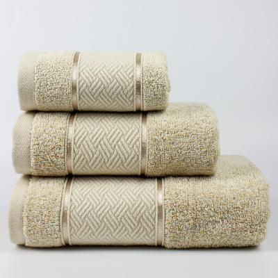 Полотенце махровое РИМИНИ 70х130, 400гр./м2, шампань (1/10)