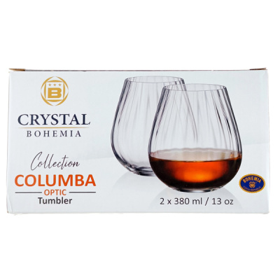 Набор стаканов 2пр 380мл "COLUMBA OPTIC" для виски (1/24) Набор стаканов 2пр 380мл "COLUMBA OPTIC" для виски (1/24)