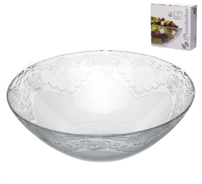 Салатник Lacy 210мм 1200мл стекло (1/6) Салатник Lacy 210мм 1200мл стекло (1/6)