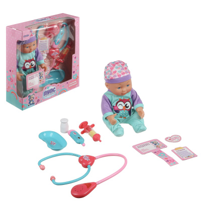 Пупс 30 см с акс., PVC, PP, ABS, полиэстер, 30х10,5х32 см ИГРОЛЕНД (1/24)