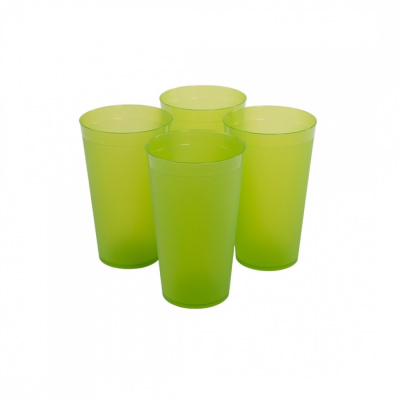 Набор стаканов 4шт 0.25мл SUMMER TIME (пластик) (6/6)