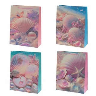 Пакет подарочный (бумага, плотность 210г/м2, блок 12шт), L31 W12 H40см (4в) (12/12)