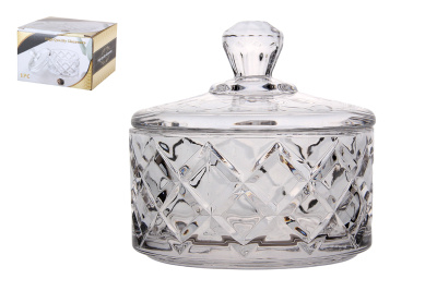 Ваза сервировочная 275мл 10х10 с/кр (стекло) (1/48)