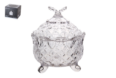 Ваза сервировочная с крышкой 11х14см (1/24)