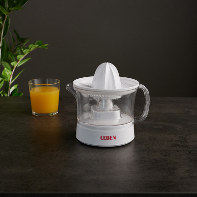 Соковыжималка д/цитрус. 25Вт,встроен.ёмкость сока 0,5л пластик LEBEN (1/18)