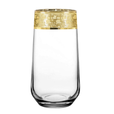 Набор 6 стаканов д/коктейля 470мл с узором "Арт-деко" п/у (1/4)