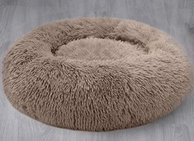 Лежанка для животных круглая "Место БРО", цвет мокко, d-50см (Лейбл)(1/1)