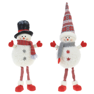 Игрушка мягконабивная "Снеговик", L29 W16 H75 см, 2в.(пакет)(текст.полим.мат.мет.)(2/8)