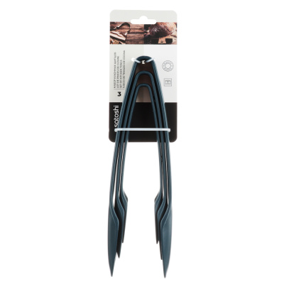 Набор щипцов кухонных 3пр, пластик SATOSHI Ривьера (1/12/72)