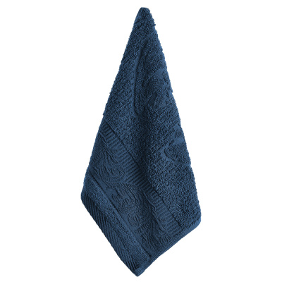 Полотенце махровое, 100% хлопок, 30х50см, 420гр/м, синий PROVANCE Нэви (4/260)