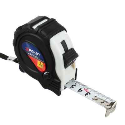 Рулетка 5*19мм с обрезин.корпусом,3фиксат. (12/120) Рулетка 5*19мм с обрезин.корпусом,3фиксат. (12/120)