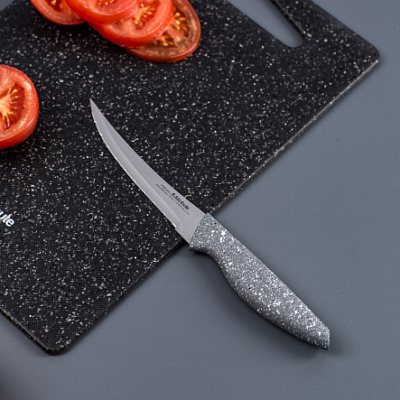 Нож для томатов 12см STONE (нжс,пластик) (6/12)