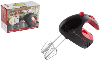 Миксер ENERGY EN-244, 5 скоростей, 250 Вт(1/24)