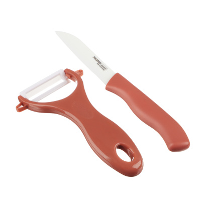 Набор 2пр SATOSHI Промо (oвощеч. с кер.лезв., кер.нож 8см) (1/10/60)