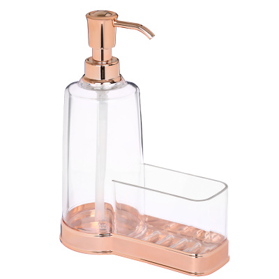 Диспенсер д/моющего ср-ва с отделением д/губки, 17x8.5x22 см, пластик VETTA (1/36)