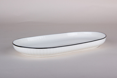 "Sugar" Блюдо 30см 500мл  овальное (фарф.) (1/30)