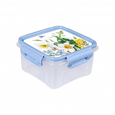 Контейнер квадратный Весенний сад 0,6л (1/12)