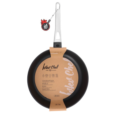 Сковорода литая d28см, АП Whitford Quantanium, индукция Ivlev Chef Royal (1/6)