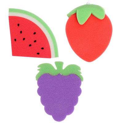 Мочалка-губка поролоновая фигурная в ассортименте,полиурет.(6диз.) (12/12)