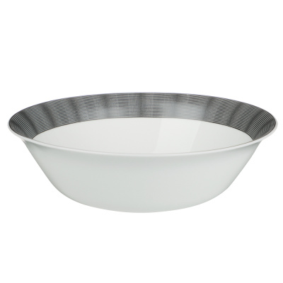 Салатник 19х5.4см опаловое стекло 760мл, MILLIMI Графит (6/48)