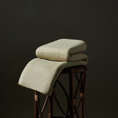 Плед флис, 150х200см, 130гр/м, зеленый PROVANCE Эвкалипт (5/15)