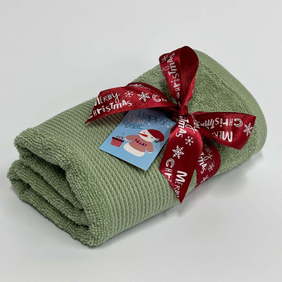 Полотенце подарочное "ЖЕЛАНИЕ" 40х65, 400гр./м2, (1шт.) фисташковый (1/1)