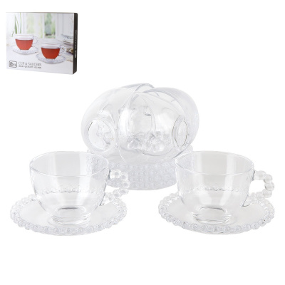 Набор чайный 12пр 220мл "Gocciolina" (6 персон) (стекло) п/у (1/8)