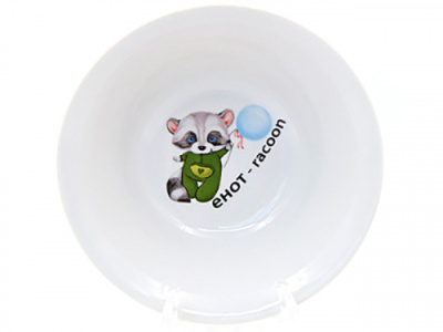 Салатник 360 см3 ф.653 "Идиллия" Енот фарф.(20)