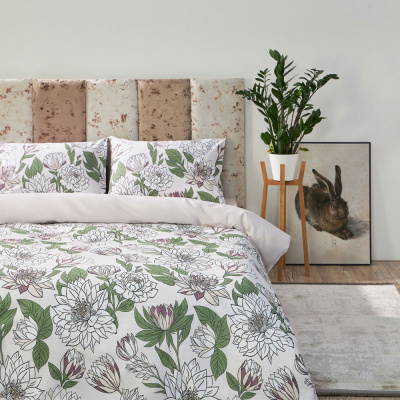 КПБ 1,5сп "Хейзел" 4 пр, поплин, 100% хлопок PROVANCE (1/6)