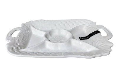 Менажница 5-ти секционная 31.5х31.5см (5/20)